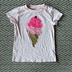 Crewcuts pink ice cream shirt 4-5T